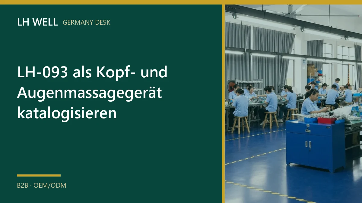 LH-093 als Kopf- und Augenmassagegerät katalogisieren – B2B-Prüfung und Beschaffung