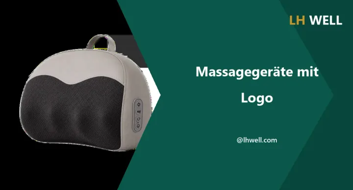 Elektrische Massagegeräte mit Logo für Werbeartikelhändler