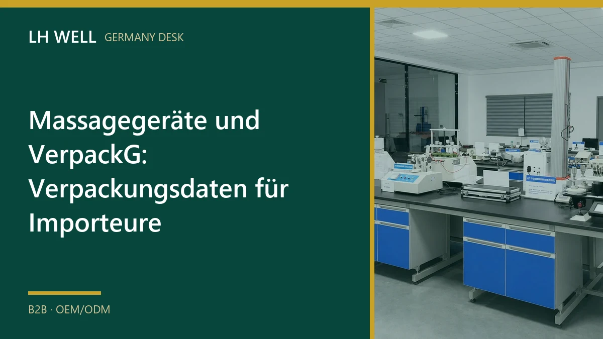 Titelbild zu Verpackungsdaten und VerpackG für Massagegeräte-Importeure