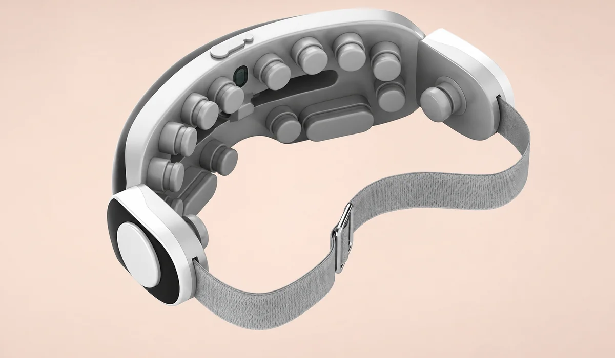 Augenmassagegerät mit 42–46 °C Wärme und Bluetooth-Musik LH-008, Anwendungsdarstellung
