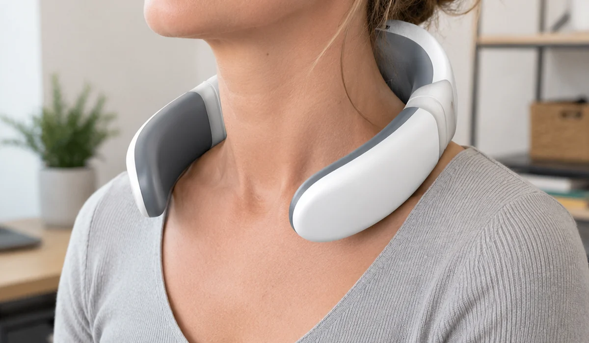 Kabelloses Puls-Nackenmassagegerät mit Wärme und Fernbedienung LH-014, Anwendungsdarstellung