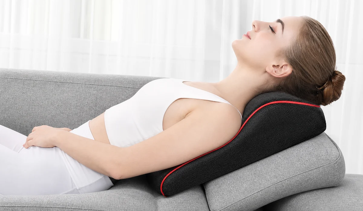 Mehrzonen-Massageauflage mit Wärme und Vibration LH-032, Anwendungsdarstellung