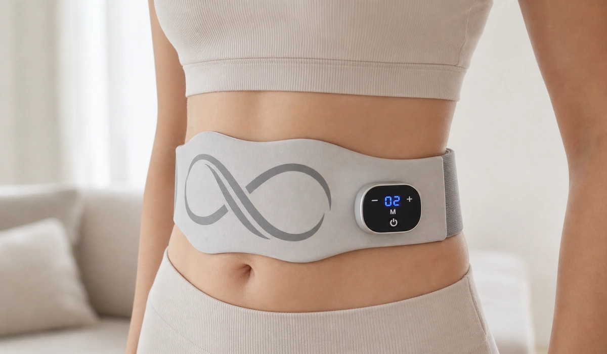 Kabelloses EMS-Taillenmassagegerät mit Wärme und Sprachführung LH-045, Funktionsdarstellung