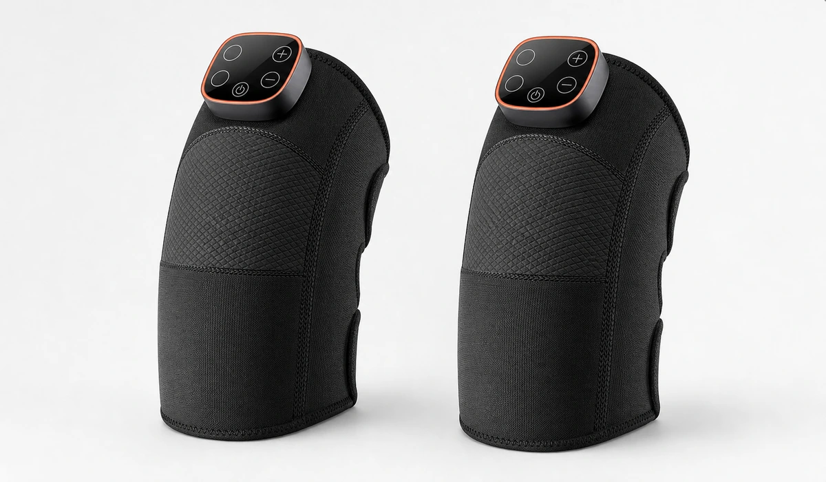 Kniemassagegerät mit Wärme, Vibration und Sprachführung LH-051, Detailansicht