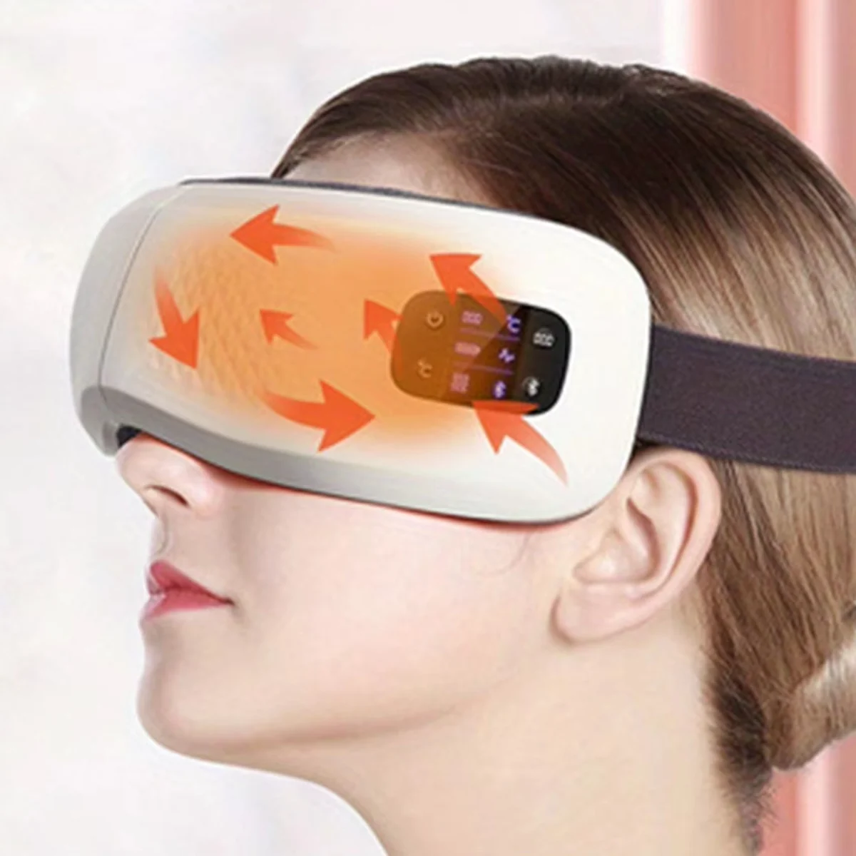 Kompaktes Augenmassagegerät mit Wärme, Luftkompression und Bluetooth-Musik LH-067, weitere Produktansicht