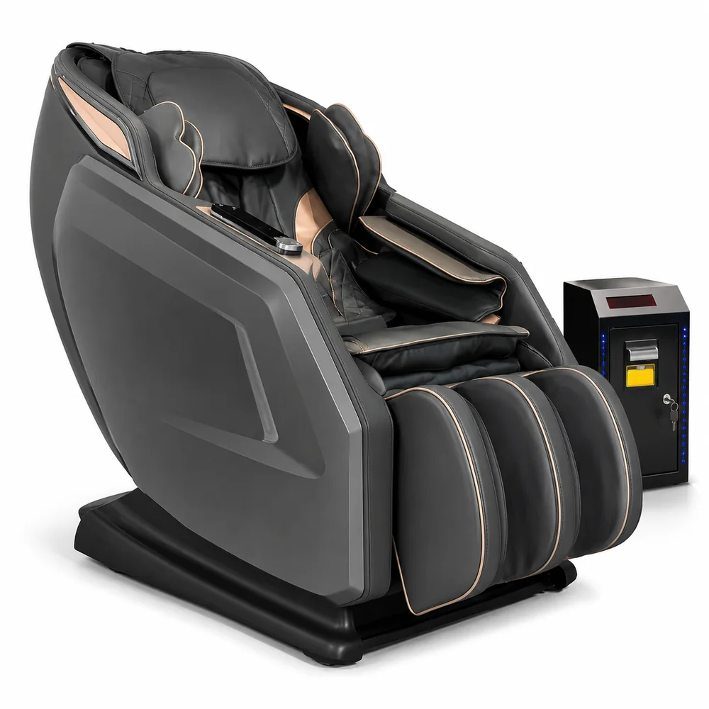 Gewerblicher Massagesessel mit externer Zahlungsstation LH-081, Seitenansicht