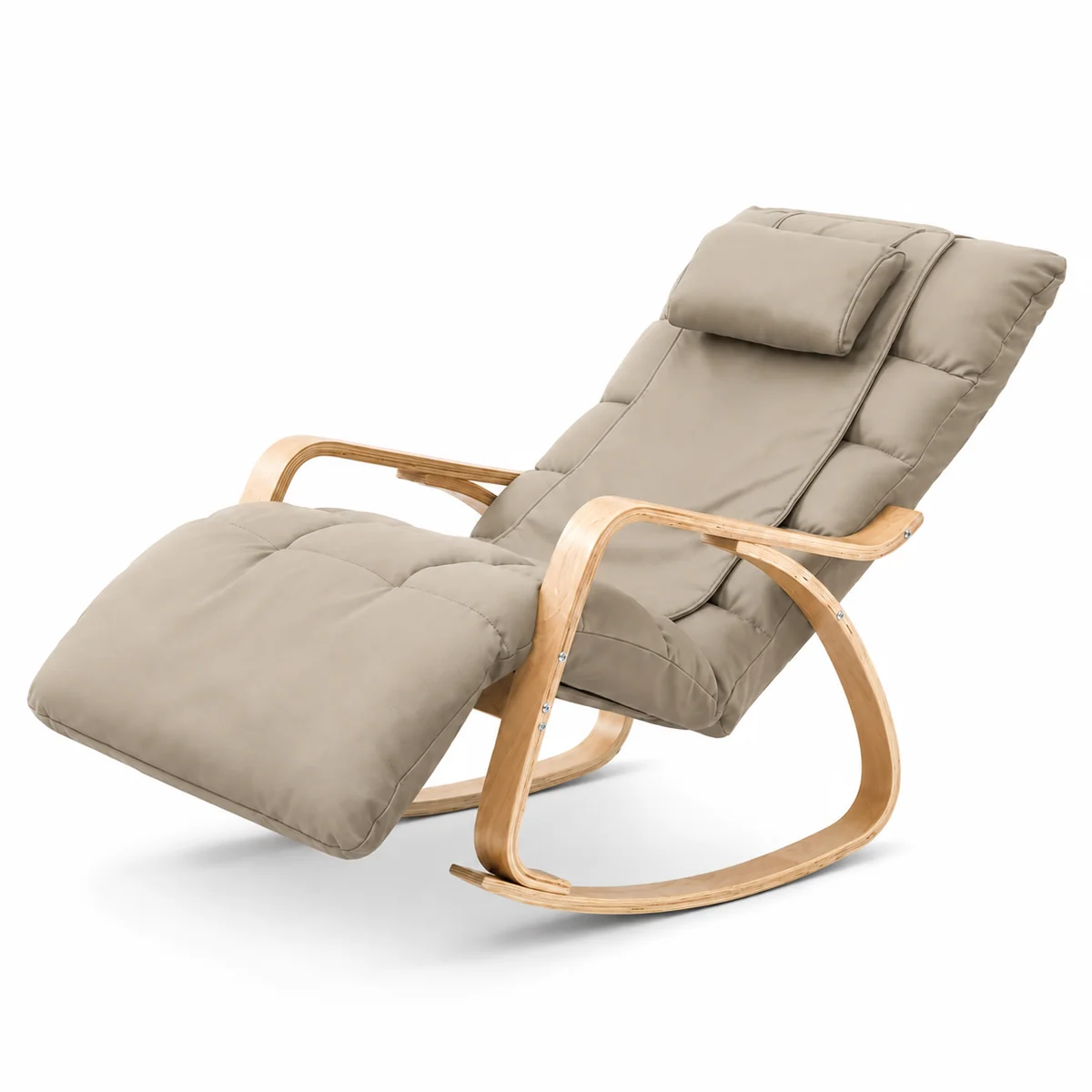 LH-091 Schaukel-Massagesessel mit Holzrahmen